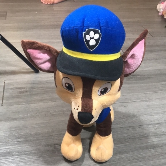 Nickelodeon Paw Patrol Chase 16” Plush - Picture 4 of 9